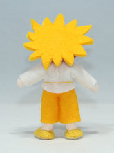 Naturekin World - Sun Child Doll – 3.5" Handmade Felt Waldorf Decoration by Ambrosius