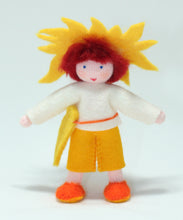 Handmade Sun Child Doll by Ambrosius – Eco-Friendly Wool Felt Waldorf Toy from Eco Flower Fairies LLC