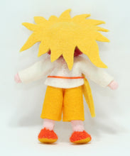 Naturekin World - Sun Child Doll – 3.5" Handmade Felt Waldorf Decoration by Ambrosius