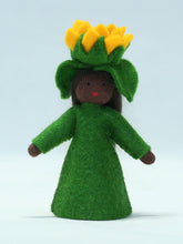 Handmade Sunflower Fairy Doll by Ambrosius – Eco-Friendly Wool Felt Waldorf Toy from Eco Flower Fairies LLC