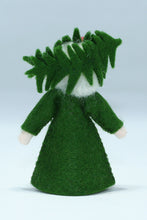 Yew Tree Fairy Doll – 2.5" Handmade Felt Waldorf Decoration by Ambrosius