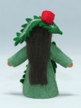 Yew Tree Fairy Doll – 2.5" Handmade Felt Waldorf Decoration by Ambrosius