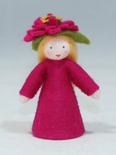 Handmade Zinnia Fairy Doll by Ambrosius – Eco-Friendly Wool Felt Waldorf Toy from Eco Flower Fairies LLC