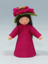 Handmade Zinnia Fairy Doll by Ambrosius – Eco-Friendly Wool Felt Waldorf Toy from Eco Flower Fairies LLC