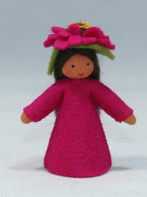 Handmade Zinnia Fairy Doll by Ambrosius – Eco-Friendly Wool Felt Waldorf Toy from Eco Flower Fairies LLC